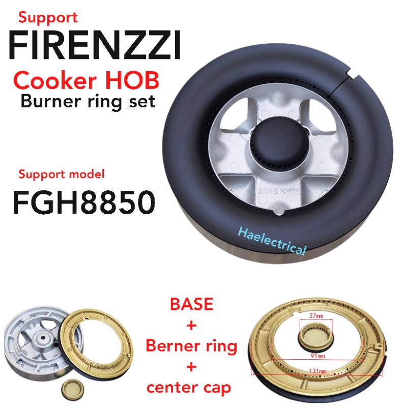 firenzzi cooker hob burner ring set FGH8850 | Shopee Malaysia