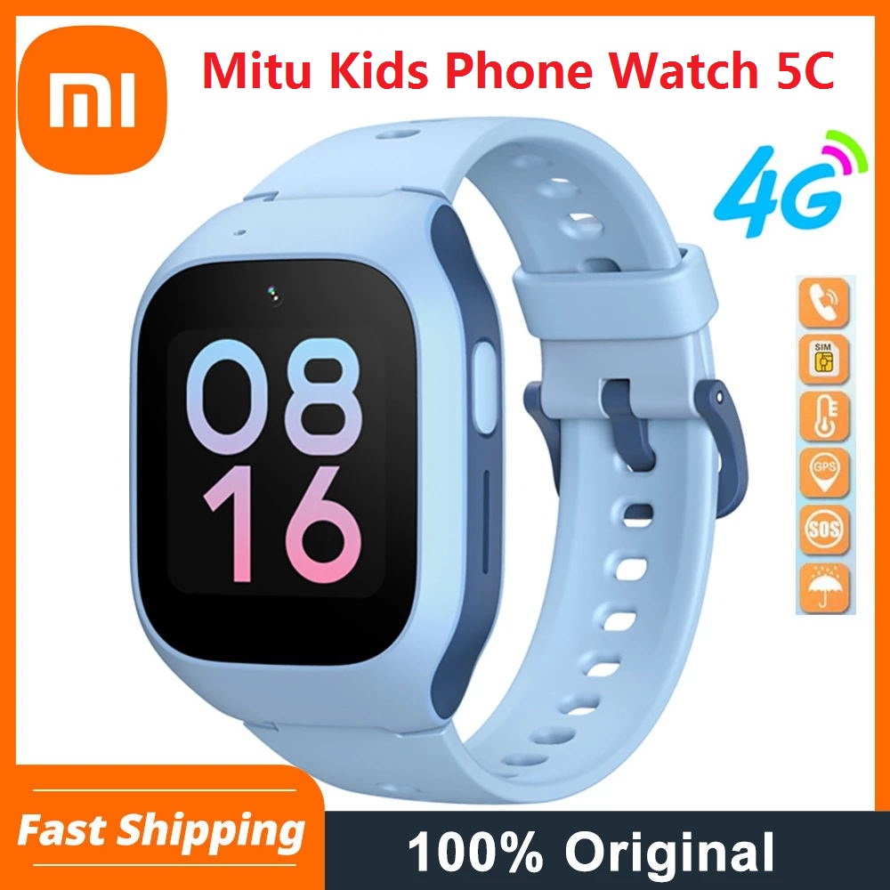 Xiaomi Mi Rabbit mitu Children's Phone Watch 5C C7A 4G Full Netcom HD ...
