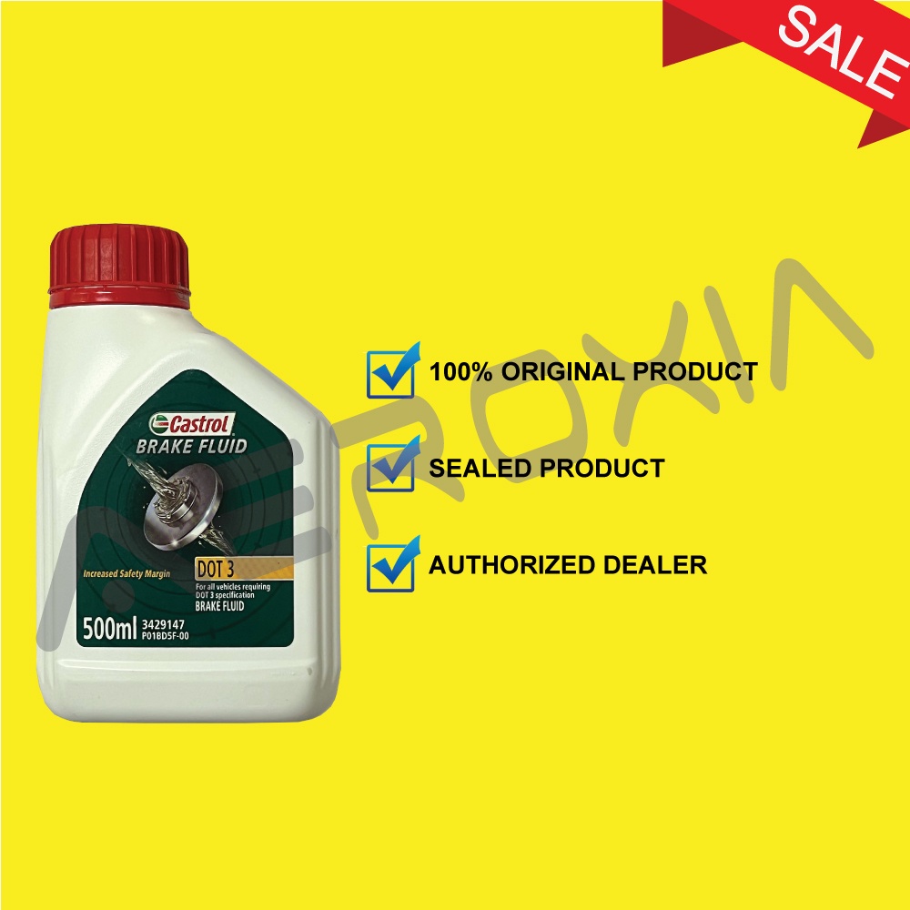 CASTROL BRAKE FLUID DOT 3 500ML Shopee Malaysia