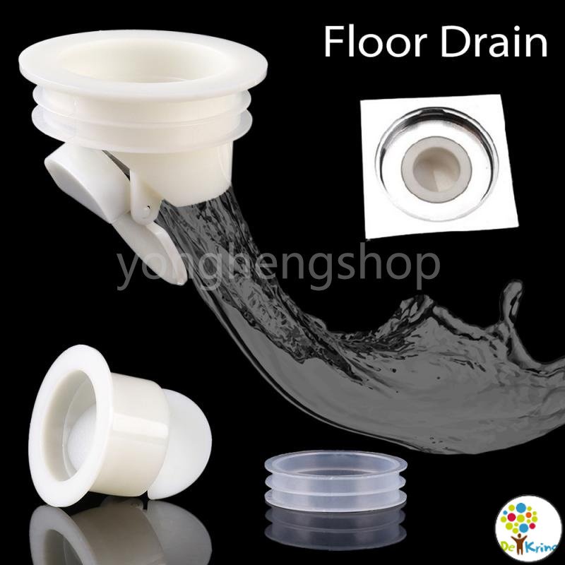 Rubber Anti-odor Floor Drain Shower Waste Water Drainer,No Filter Deodorant  Anti-clogging Backflow Preventer Sewer Floor Drain Core for Bathroom