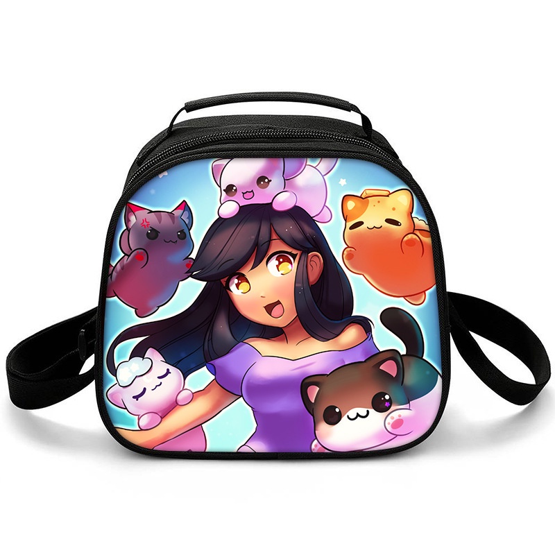 Aphmau Backpack with Lunch Box and with Pencil Box