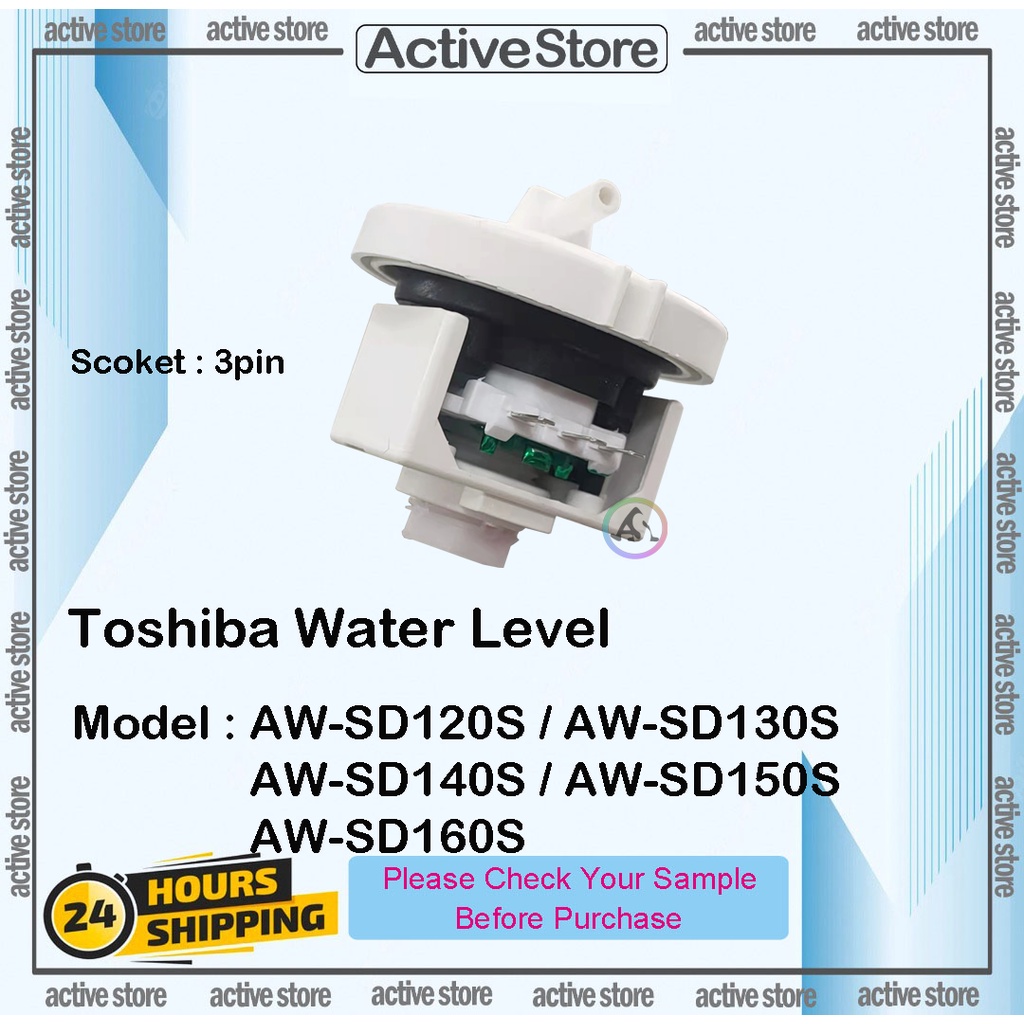 Toshiba Washing Machine Water Level Pressure Sensor / Water Level