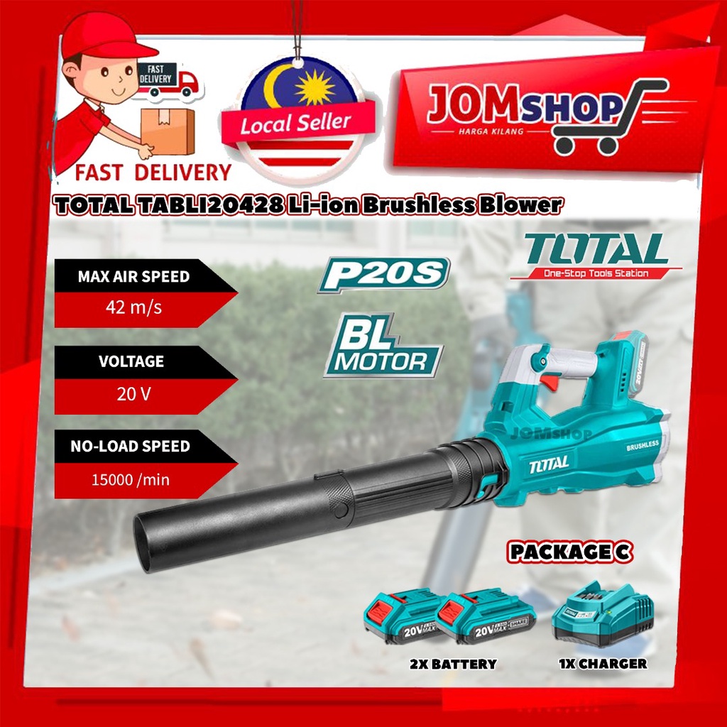 Total Liion Brushless Motor Blower TABLI20428 Total Liion Brushless