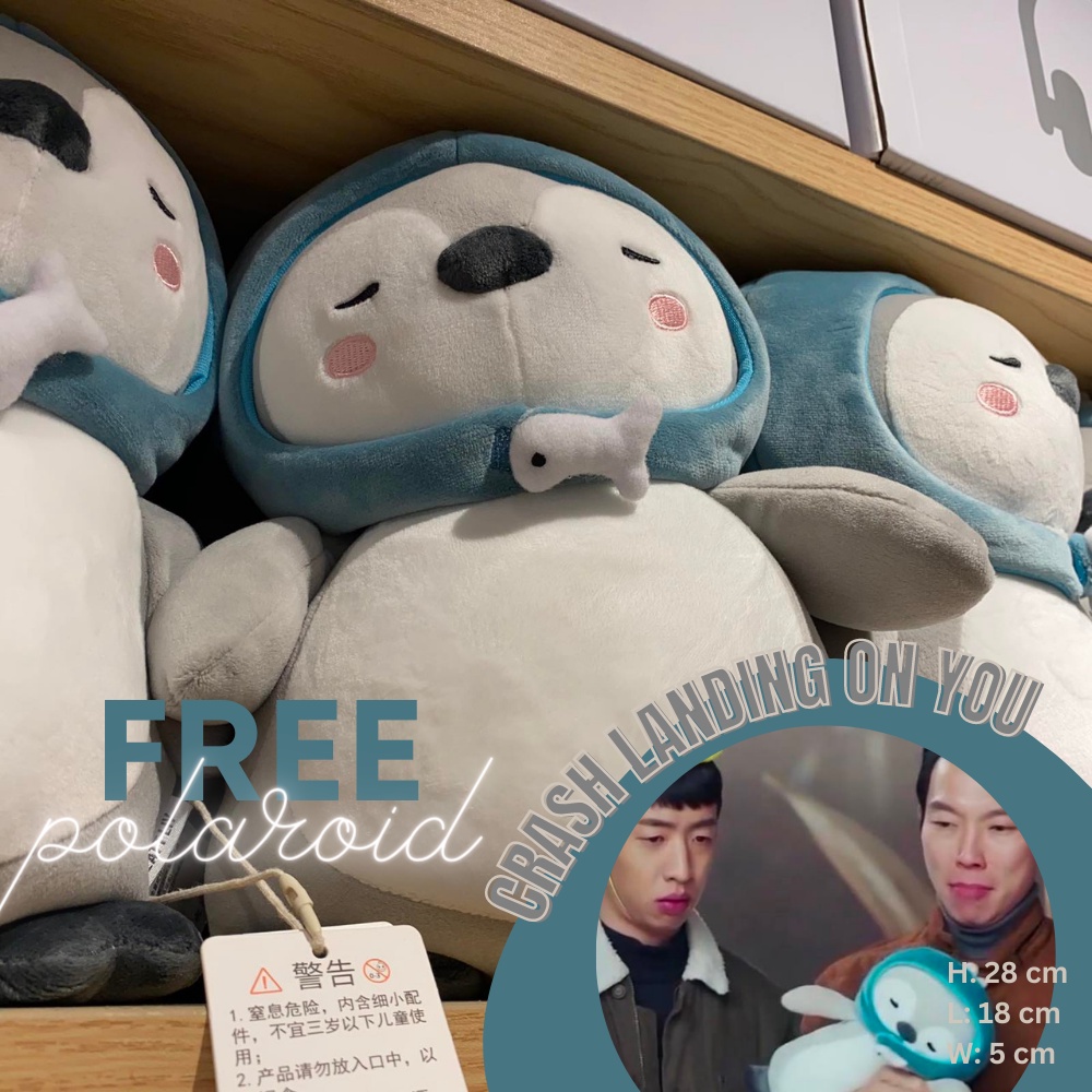 CRASH LANDING ON YOU CLOY CLOY PENGUIN PLUSH Korean Drama SERI