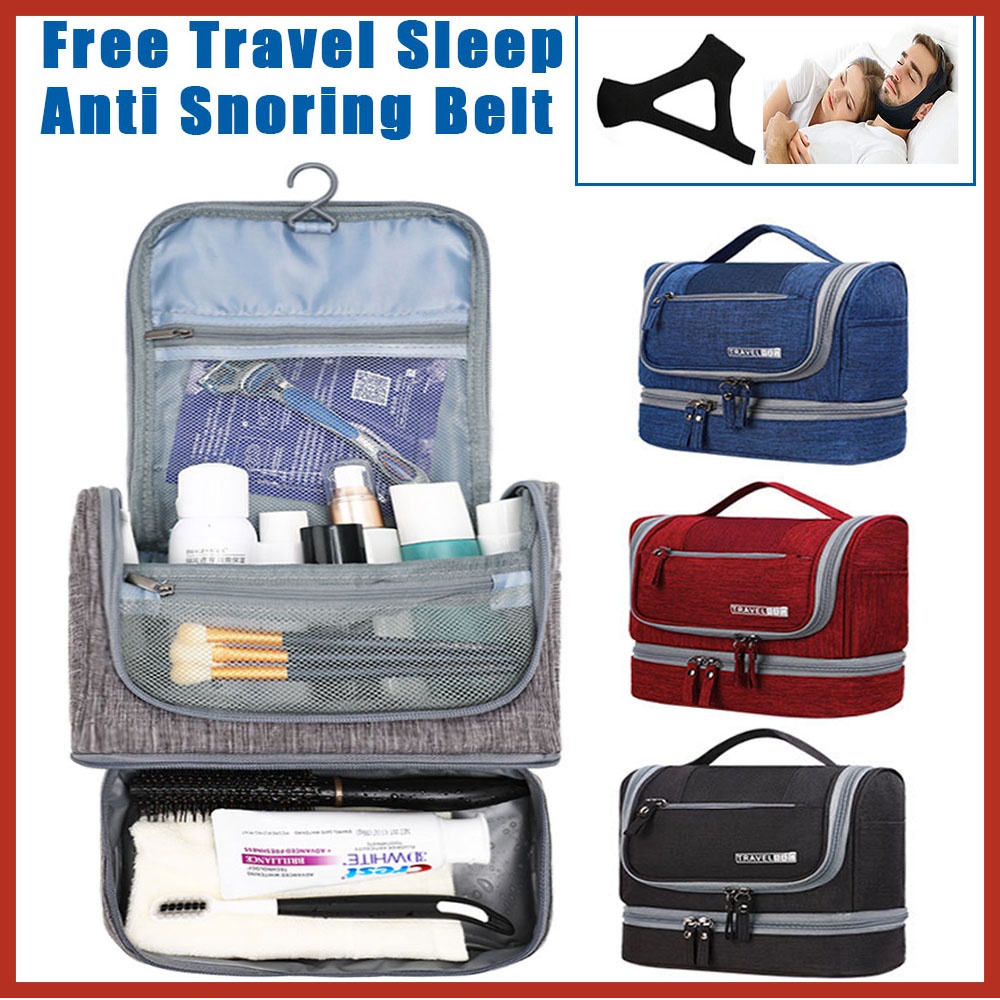 Travel Toiletries Bag Organizer Hanging Bag Multifunction Cosmetic