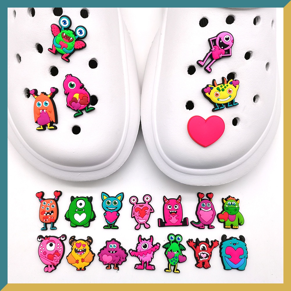 Monster Valentine's Day Crocs Accessories Decoratiion Jibbitz for Crocs
