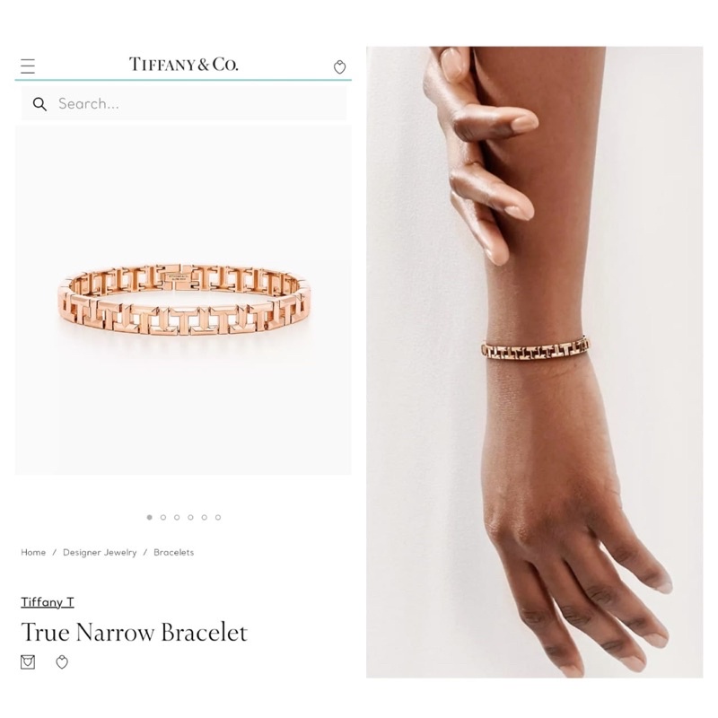 Tiffany true narrow bracelet hot sale