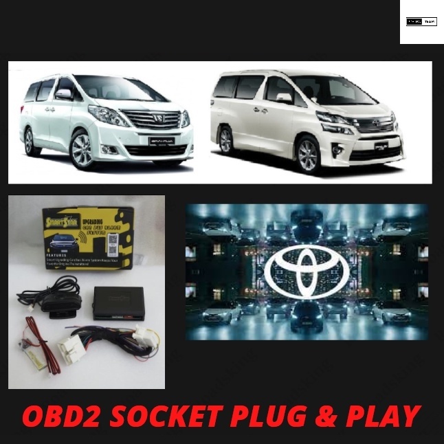 CAR ALARM OBD2 OBD TOYOTA VELLFIRE ALPHARD 08~14 ANH20 [ ORIGINAL ...