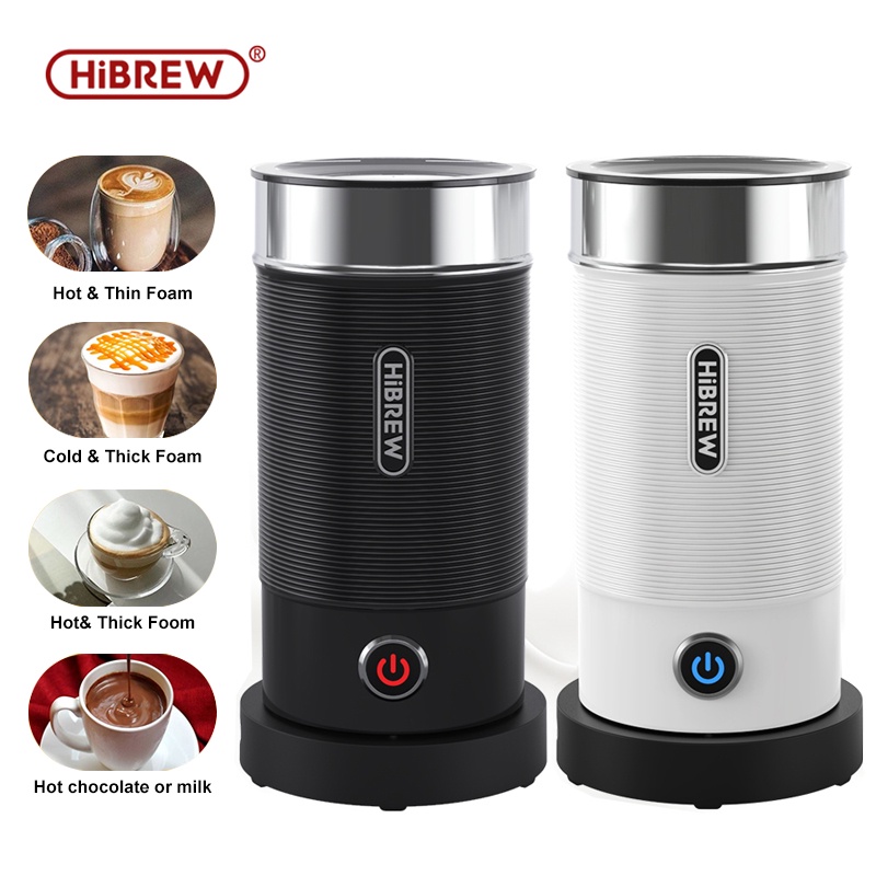 HiBREW Electric Milk Frother Machine Hot/Cold Latte Cappuccino Fully