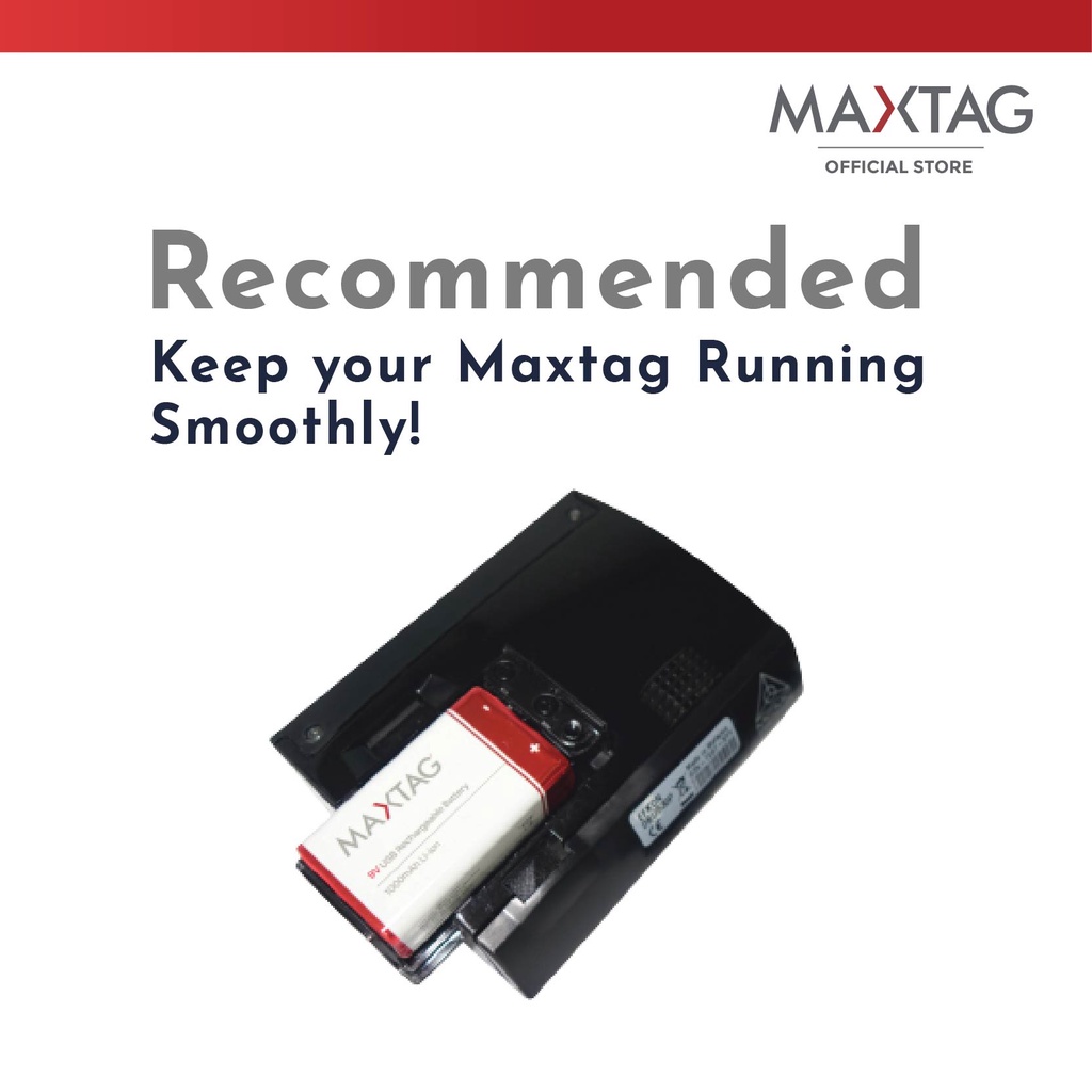 MaxTag 9V 1000 mAh Li-ion USB Type-C Rechargeable Battery | Shopee Malaysia