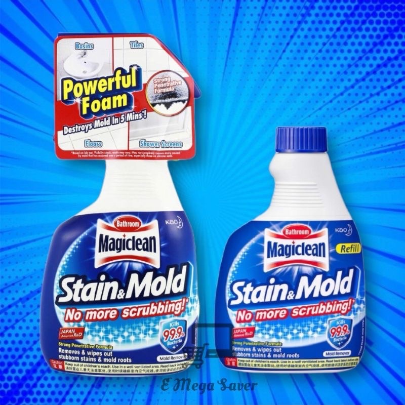 MAGICLEAN Stain Mold Remover Trigger Toilet Cleaner (400ml)