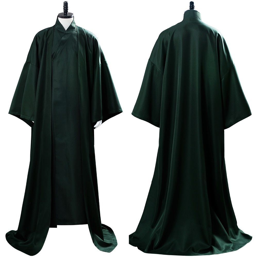 NEW Movie Cosplay Lord Voldemort Costume Cloak Outfit Cosplay Long Robe ...