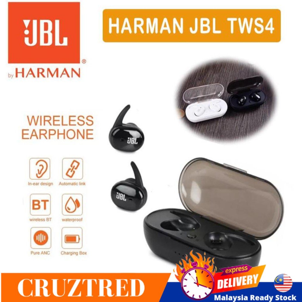 JBL TWS Bluetooth Wireless Earbuds Headphones Earphone TWS4 TWS5