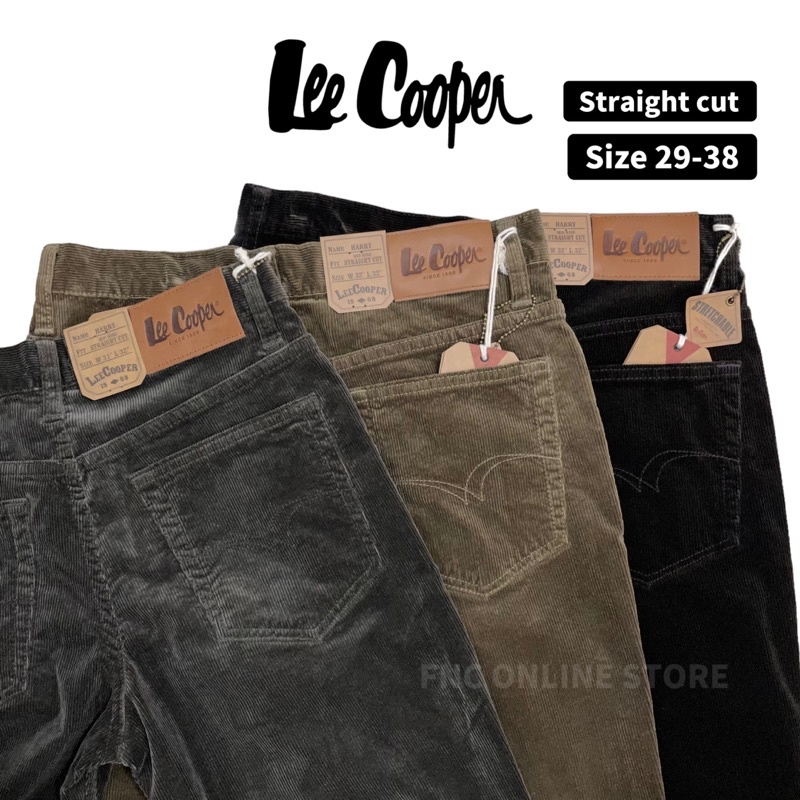 Lee Coopeer Stretchable Straight Cut Corduroy Pants Men Seluar Corduroy