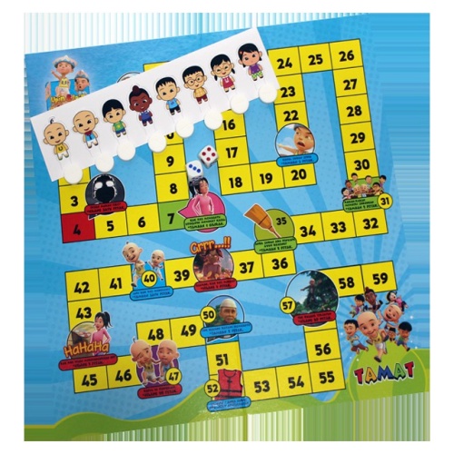 [ Local Ready Stocks ] Original Genuine Upin Ipin Board Game ( Dayung ...