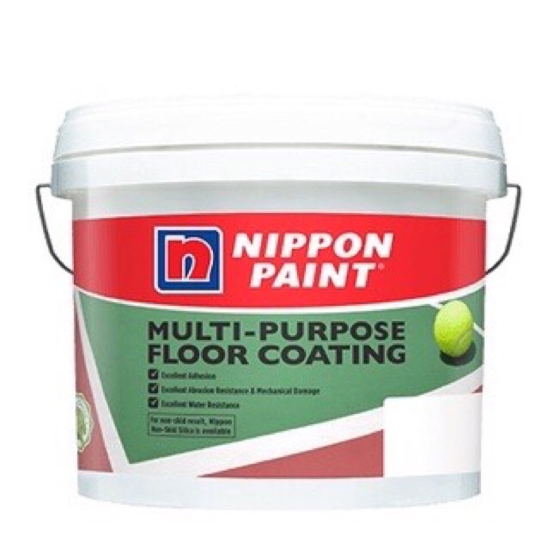 5L NIPPON PAINT MULTI-PURPOSE FLOOR COATING / CAT LANTAI LUAR ...