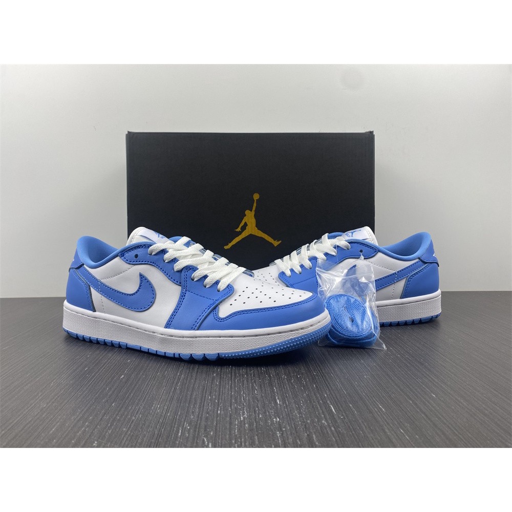 Air Jordan 1 Low Golf Sun Whiteuniversity Blue Sports Basketball Shoes Dd9315 100 Shopee 4508