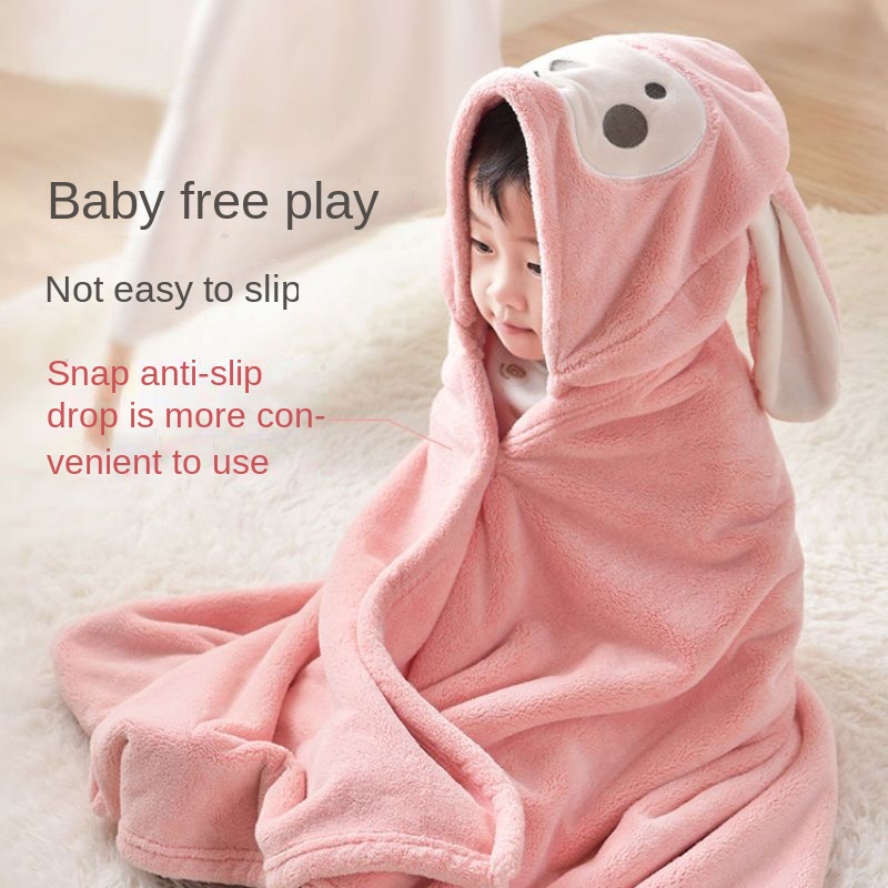 Baby Soft Bath Towel Cotton Hooded Bath Towel for Boys and Girls