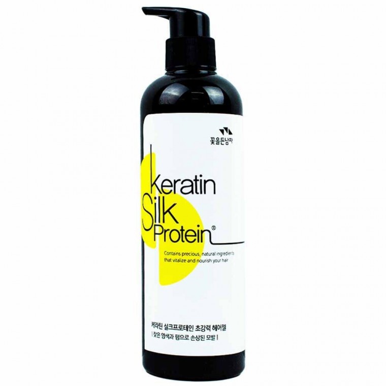 [Men with Flower] Keratin Silk Protein Super Hair Gel 500ml, Made in