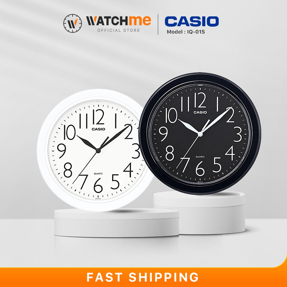 CASIO WALL CLOCK IQ-01S/IQ-02S/IQ-05/IQ-06 One Year Battery Life Arabic ...