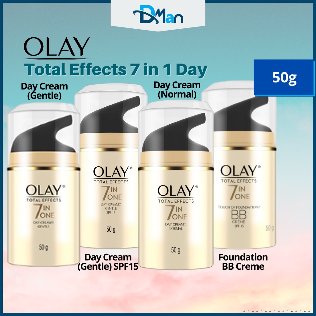 Olay Total Effects 7 In 1 Day Cream Normal Gentle Spf15 Touch Of Foundation Bb Creme Effect 6165