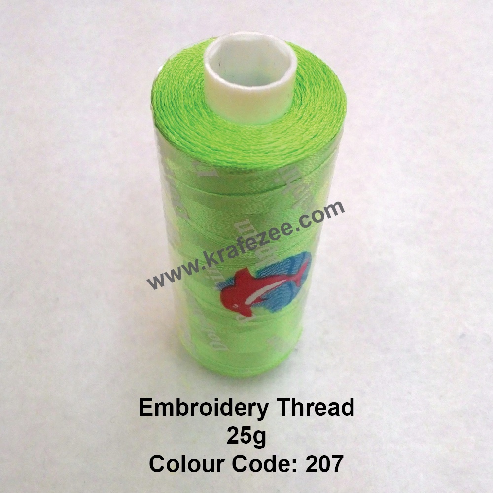 Benang Sulam Embroidery Thread 25g. Color Code: 207 (1pc) | Shopee Malaysia