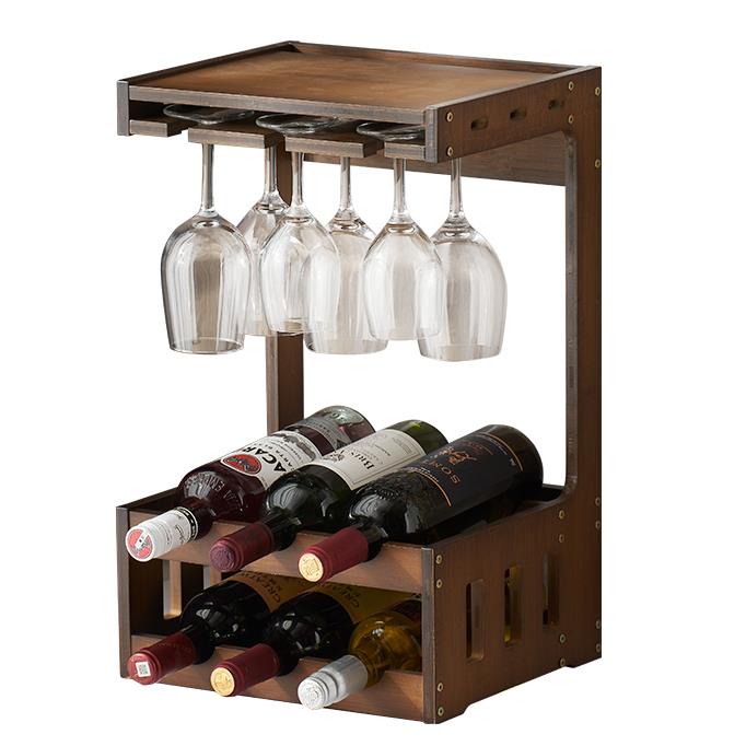 Solid wood red wine rack Wine glass goblet storage rack red wine wine ...