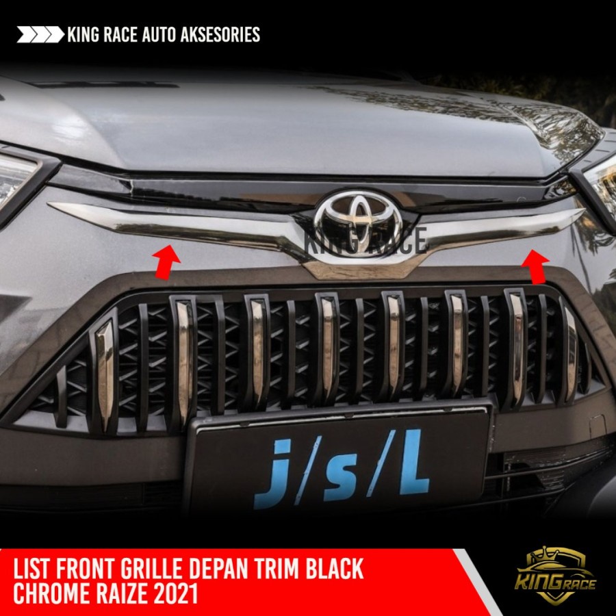 List Front Grill Trim Toyota All New Raize 2021 2022 Car Front Grill ...