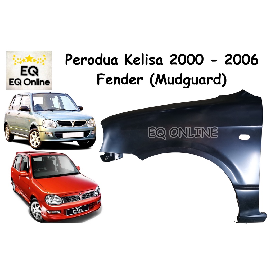 Perodua Kelisa 2000 2006 Front Fender , Mudguard (BESI , IRON) 2001