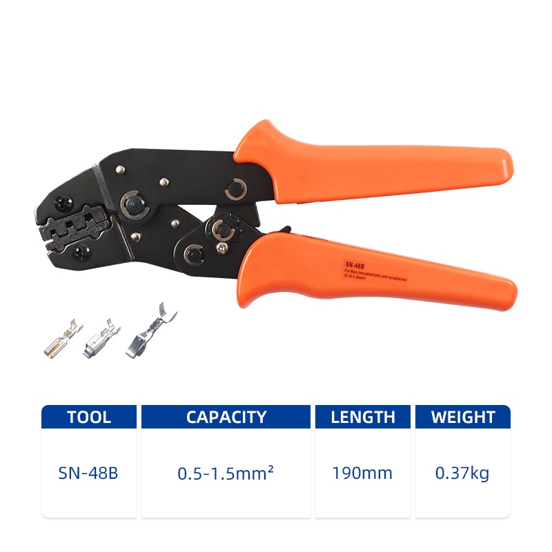 SN48B/SN58B Crimping Tool 2.8/4.8/6.3mm Crimping Pliers Terminal ...