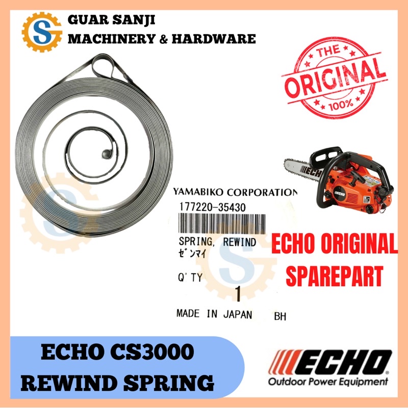 [ORIGINAL] ECHO CS3000 CHAINSAW REWIND SPRING GENUINE PART | Shopee ...