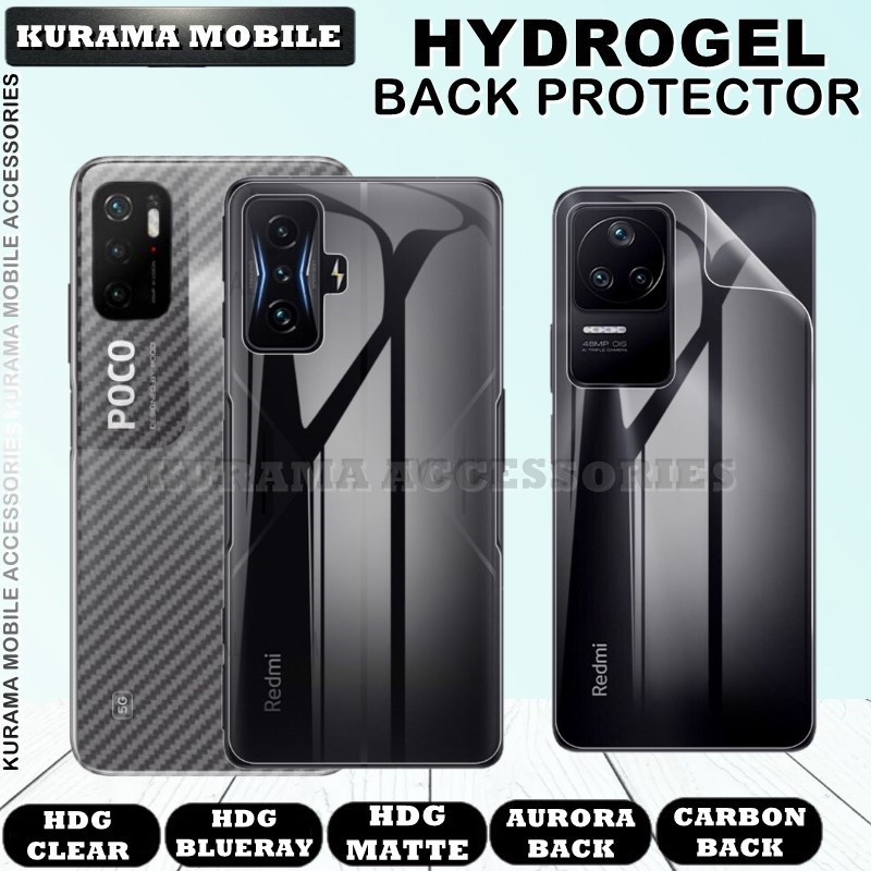 Hydrogel Back Protector Xiaomi Poco F5 Poco F5 Pro Poco F4 Poco F4 GT Poco F3 GT Poco F3 Pro