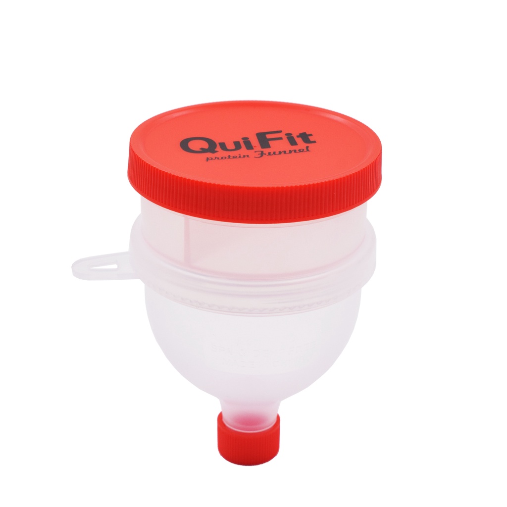 QuiFit Funnel Shaker Protein Powder Container Pillbox Funnel