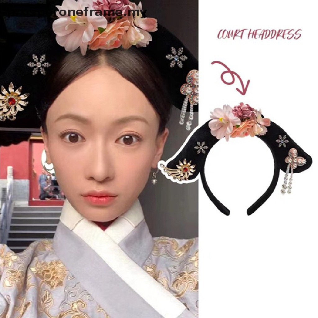 prosperoneframe Ancient Chinese Gege Hairband Fabric Fashion Headband  Chinese Style Dressing Party Stage Princess Hair Headband 1PC MY | Shopee  Malaysia