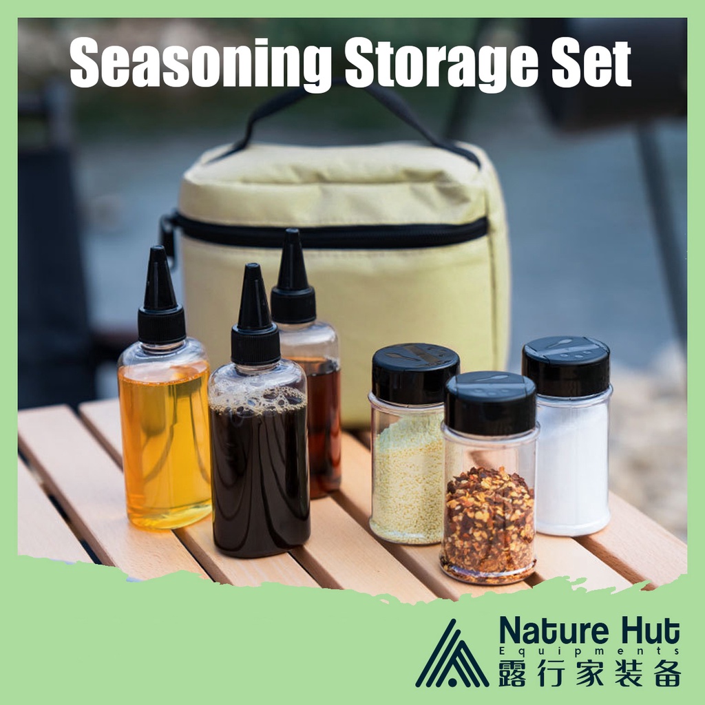 Portable Seasoning Storage Set Camping Spice Bag Organizer Container ...