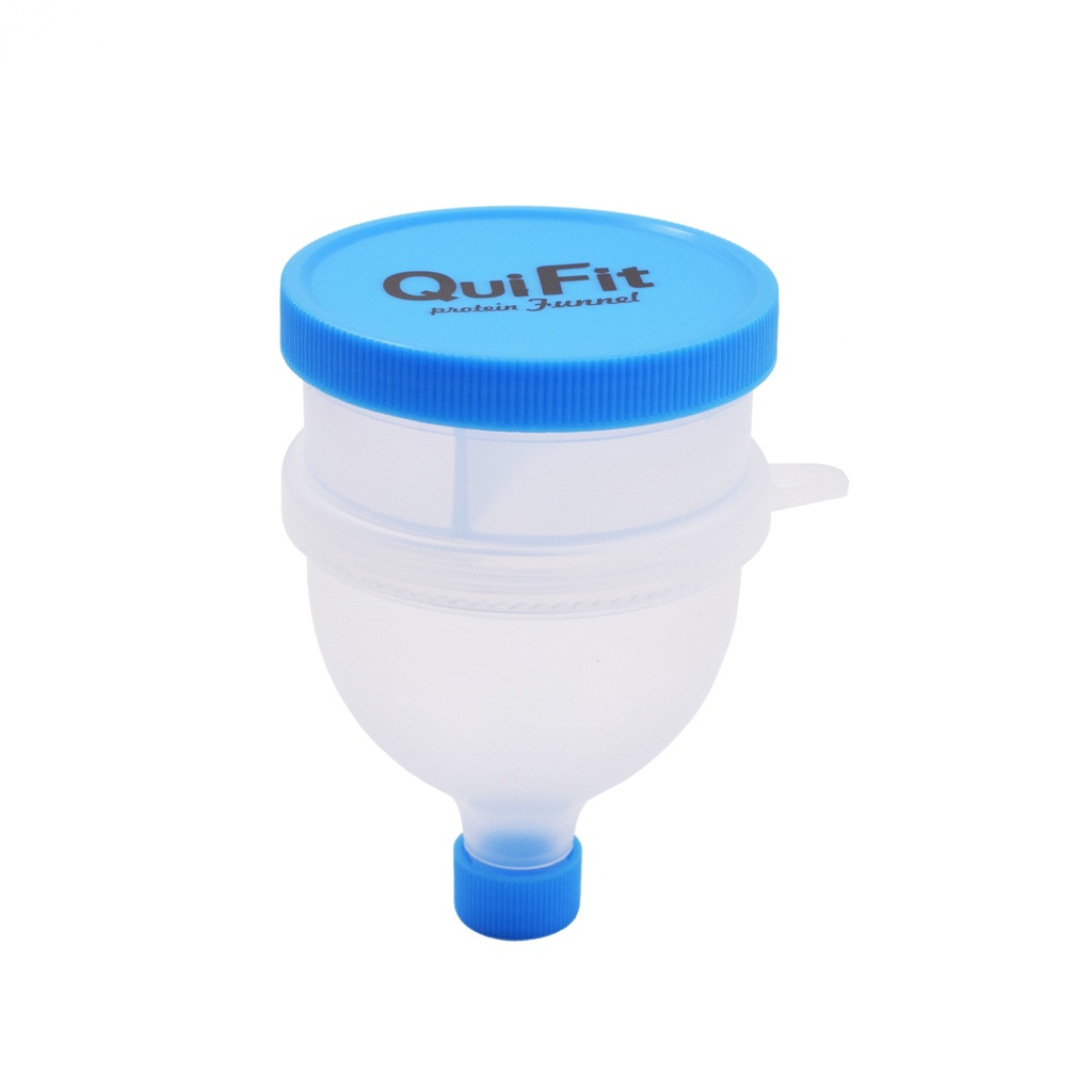 QuiFit Funnel Shaker Protein Powder Container Pillbox Funnel