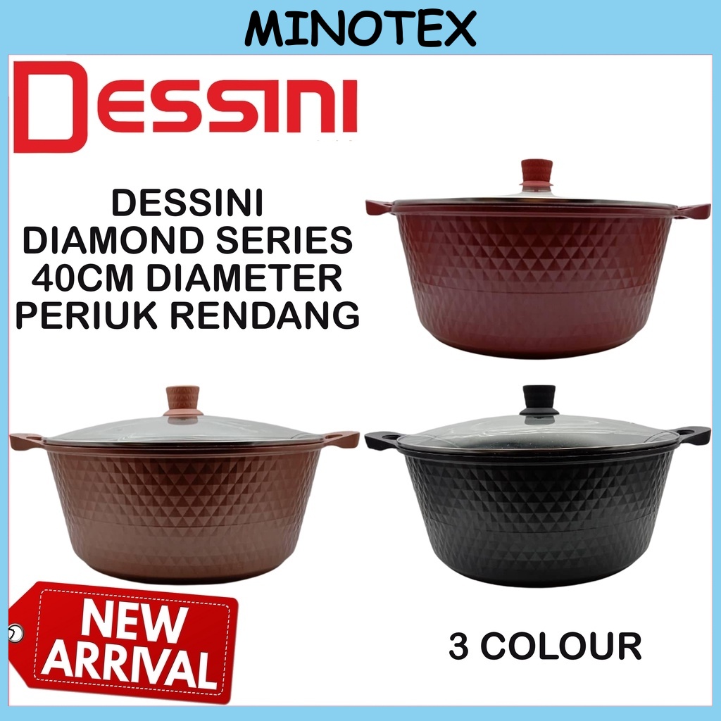 Periuk Dessini Original Periuk Rendang Dessini Italy Diamond Series New ...