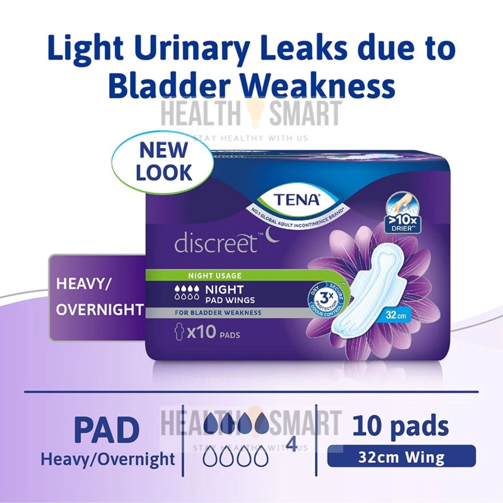 TENA Discreet Liner / TENA Discreet Sanitary Pad Regular / TENA