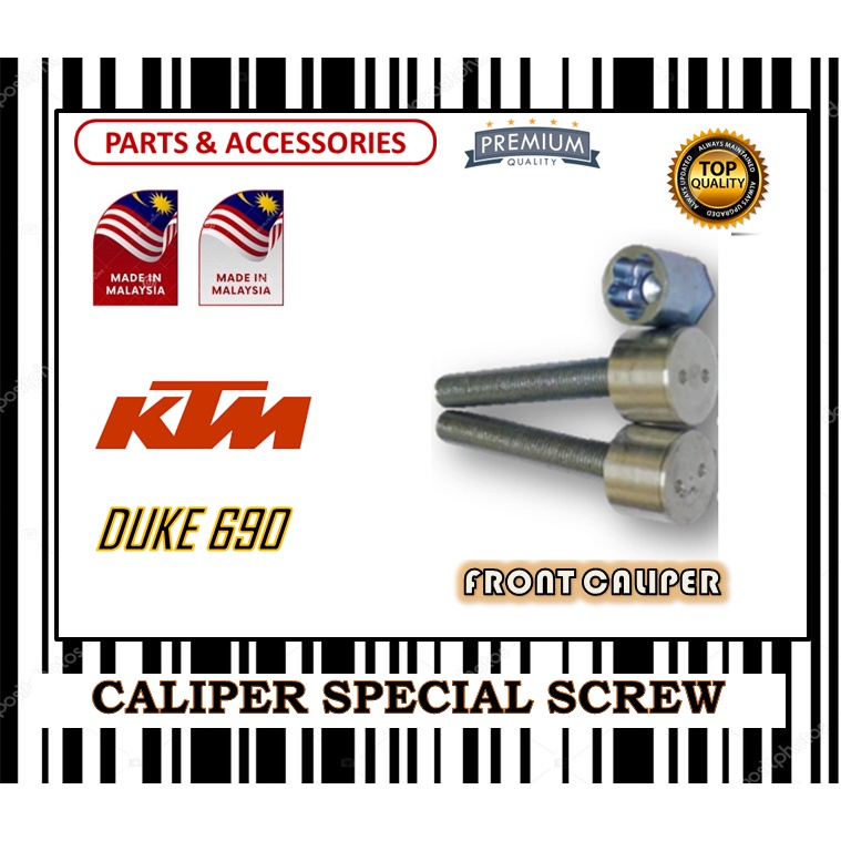 KTM CALIPER SPECIAL SCREW DUKE 690 DUKE 690R DUKE 790 SAFETY LOCK (HIGH ...