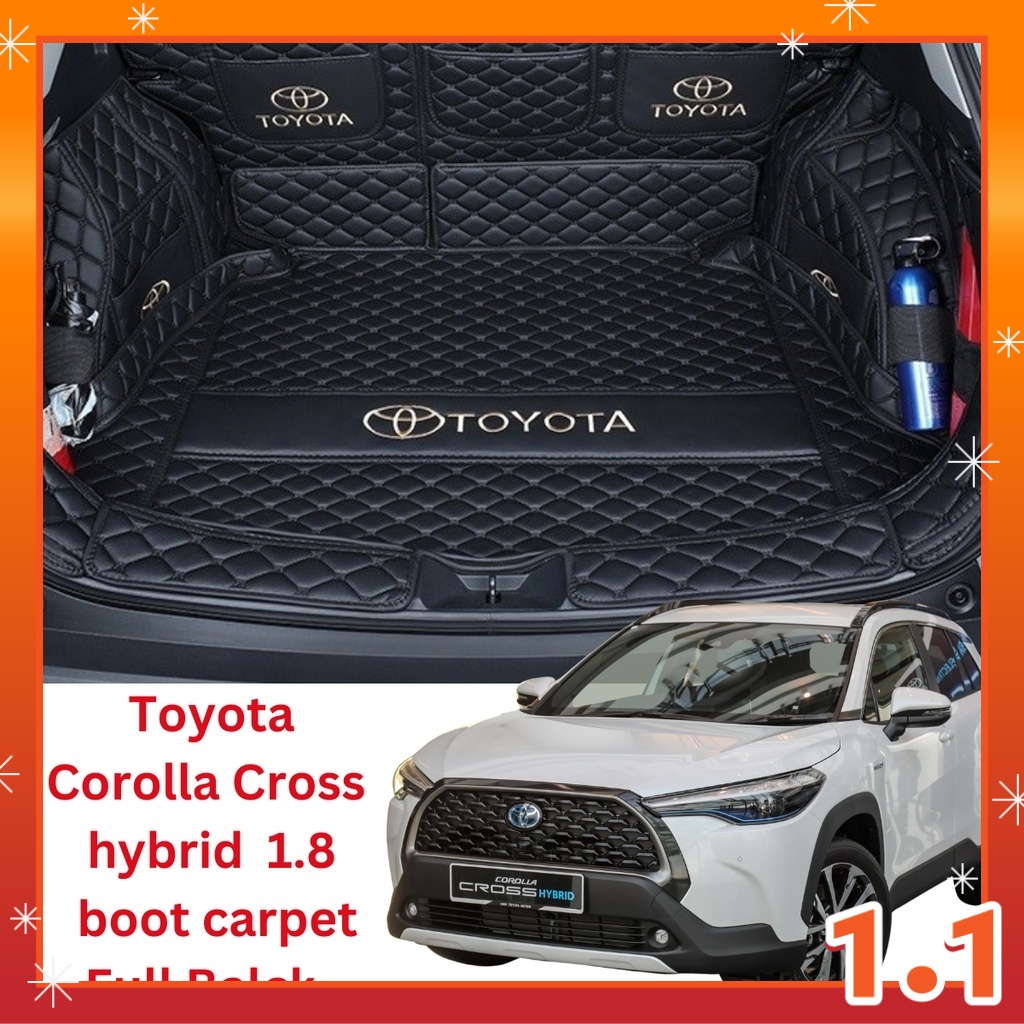 Toyota corolla cross hybrid 1.8 boot carpet 2023 car Mat car carpet mat