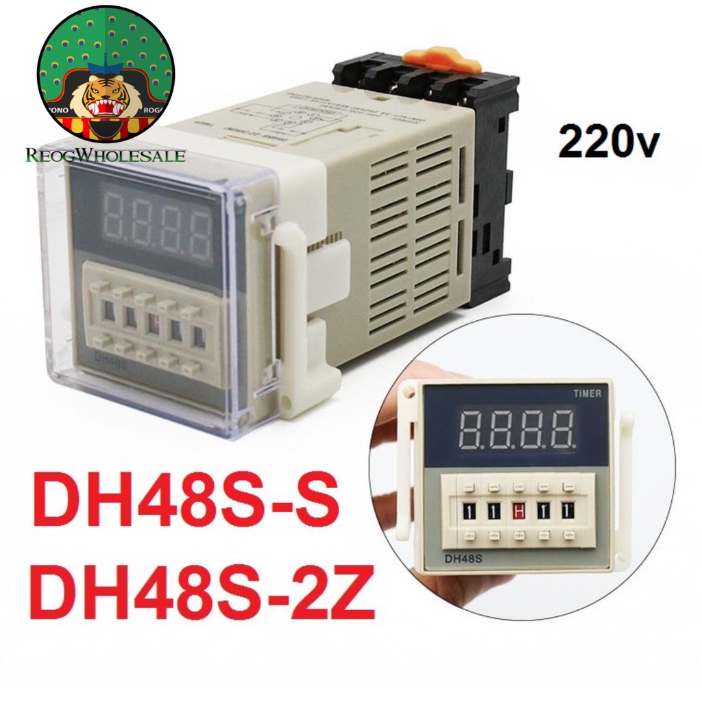 MESIN Dh48s-s DH48S-2Z Time Relay Delay Digital Incubator 220V ...