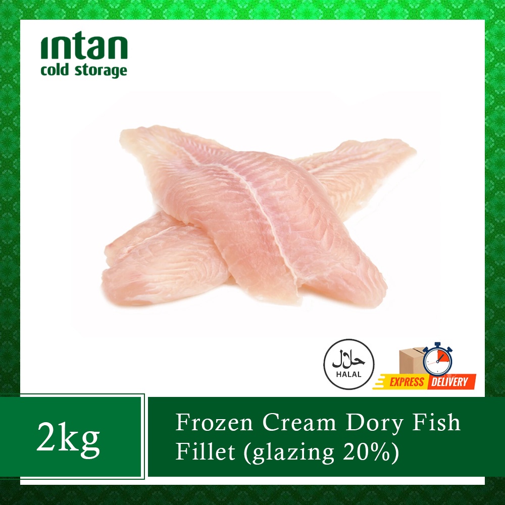 Frozen Cream Dory Fish Fillet (Glazing 30%-40%) | Shopee Malaysia