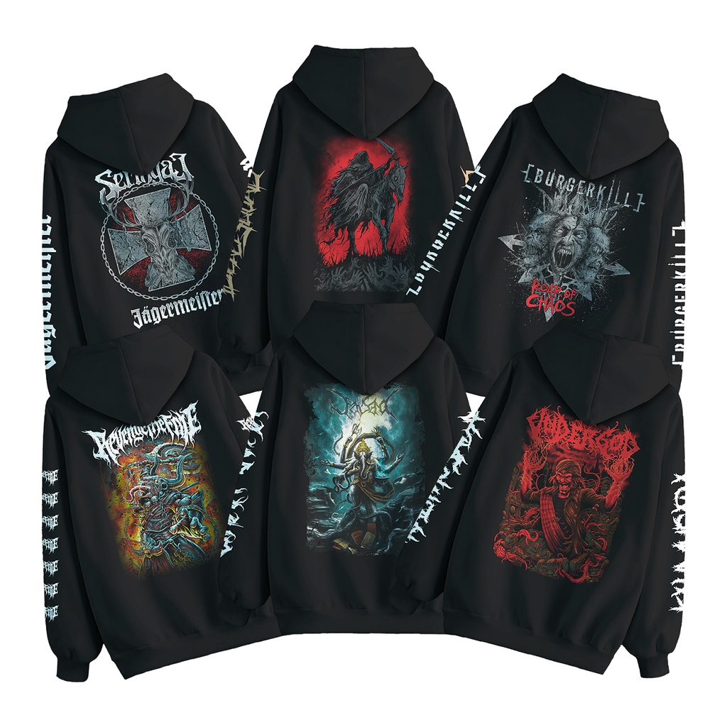 Hardcore METAL Music SWEATER HOODIE Jacket Men's HOODIE Men's