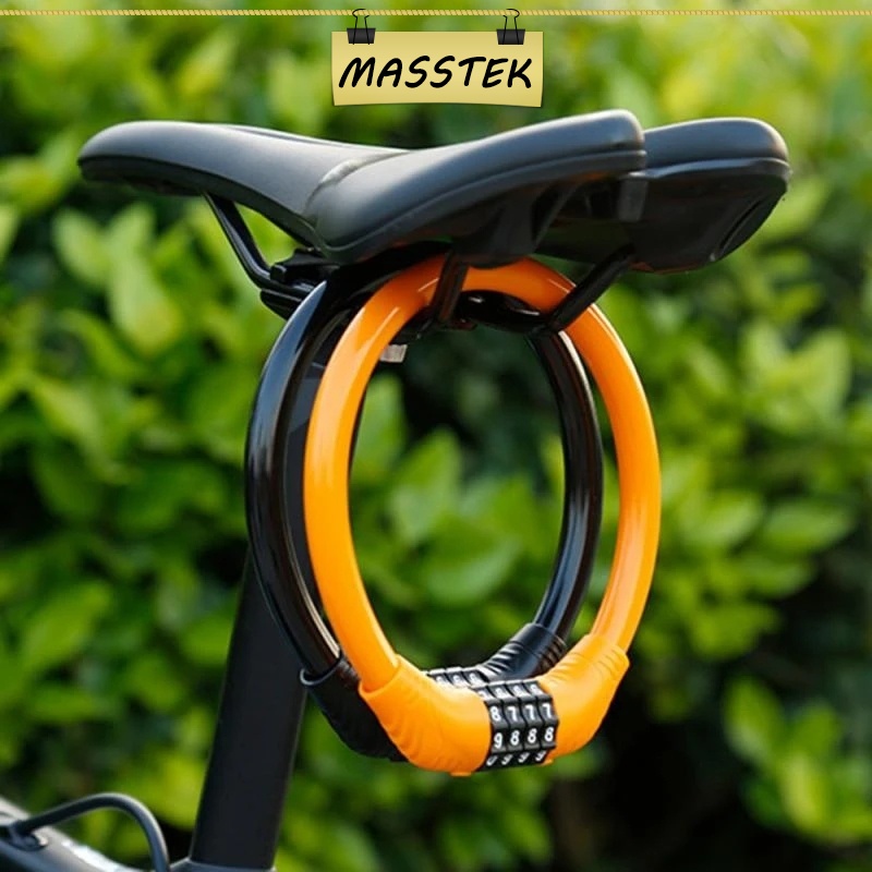 MASSTEK Johor Bike Safety Lock 4 Digit Password Cycling Security