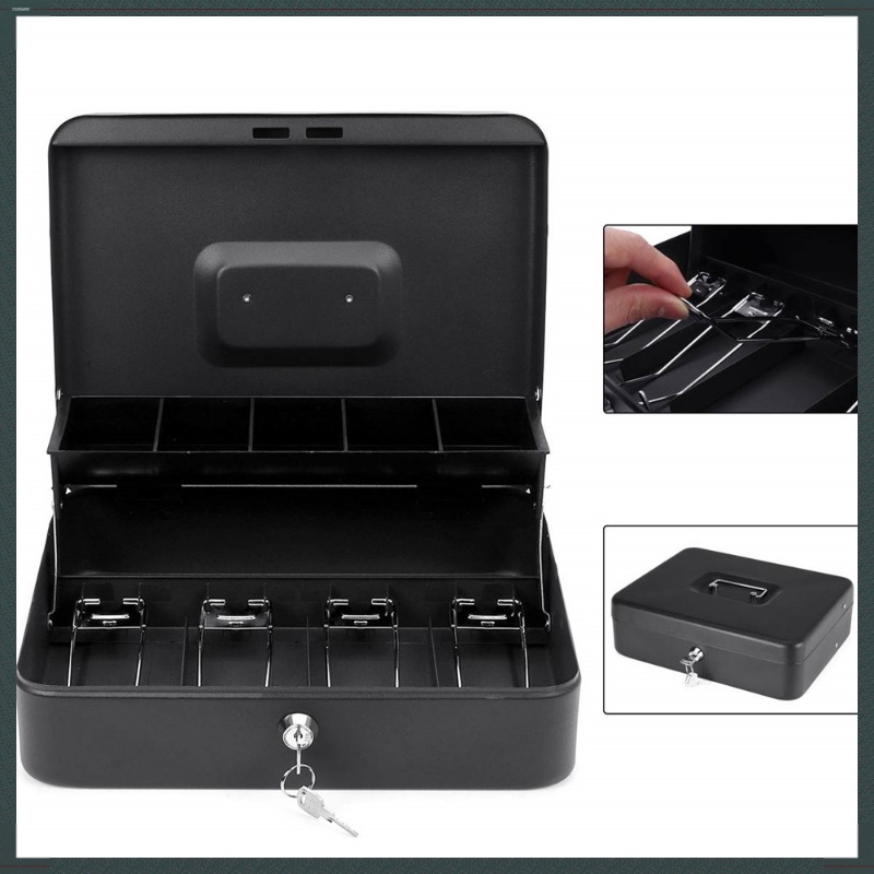 Handheld Protable Key Safe Box Key Locker Safe Home Shop Steel Safe ...