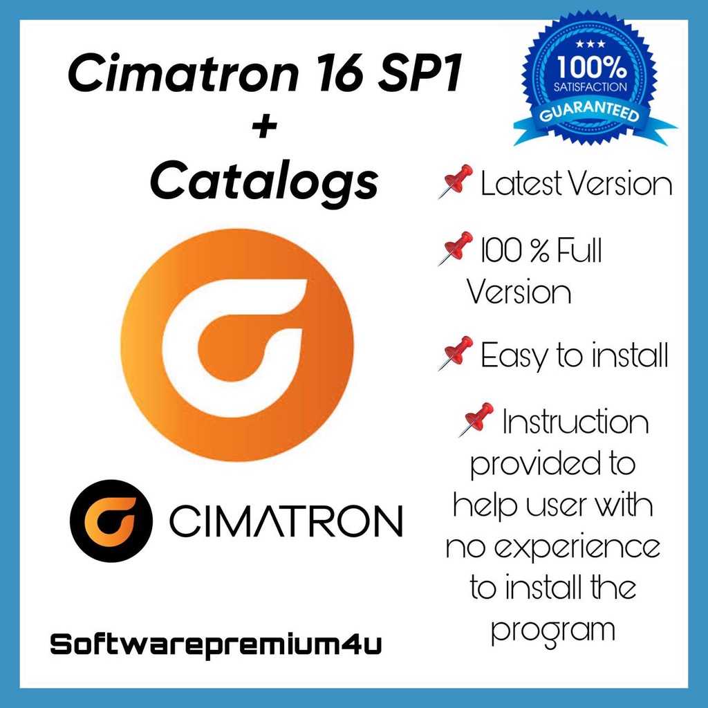 Cimatron 16 SP1 + Catalogs (2022) 🔥【Latest】🔥 | Shopee Malaysia