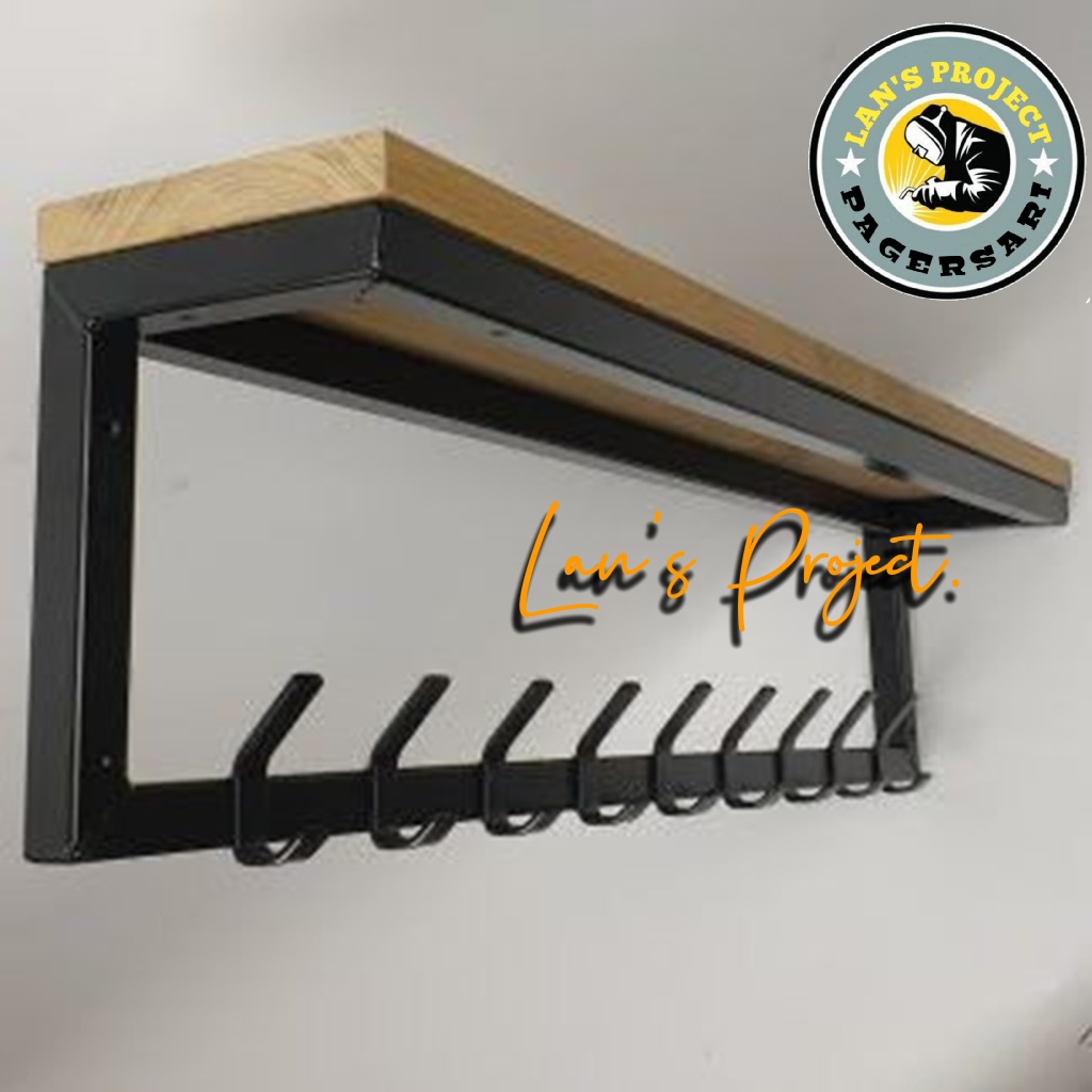 Wall Shelf, Iron Shelf, Hanging Shelf, PORTABLE Bookshelf Shopee Malaysia