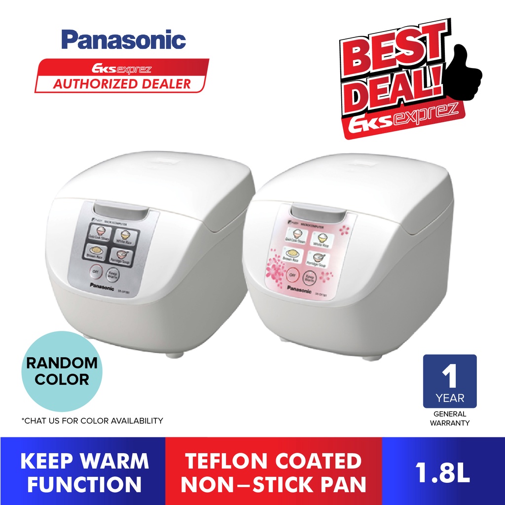 Panasonic Jar Rice Cooker (1.8L) SRDF181PSK / SR