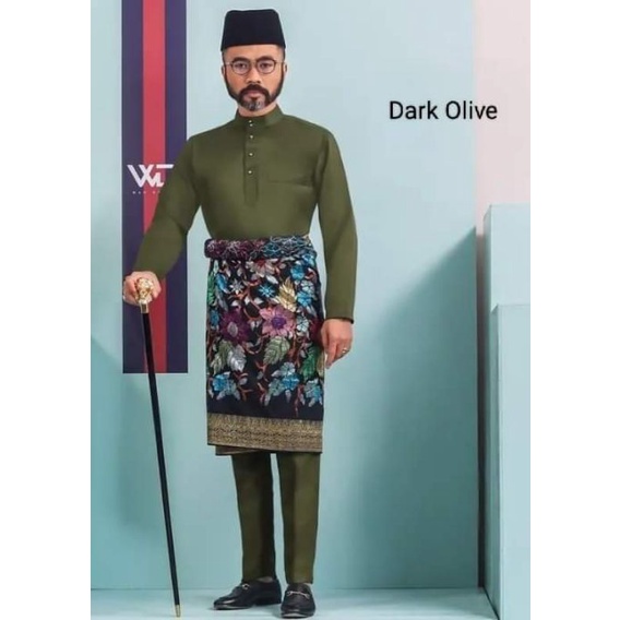 Baju melayu slim store fit wak doyok