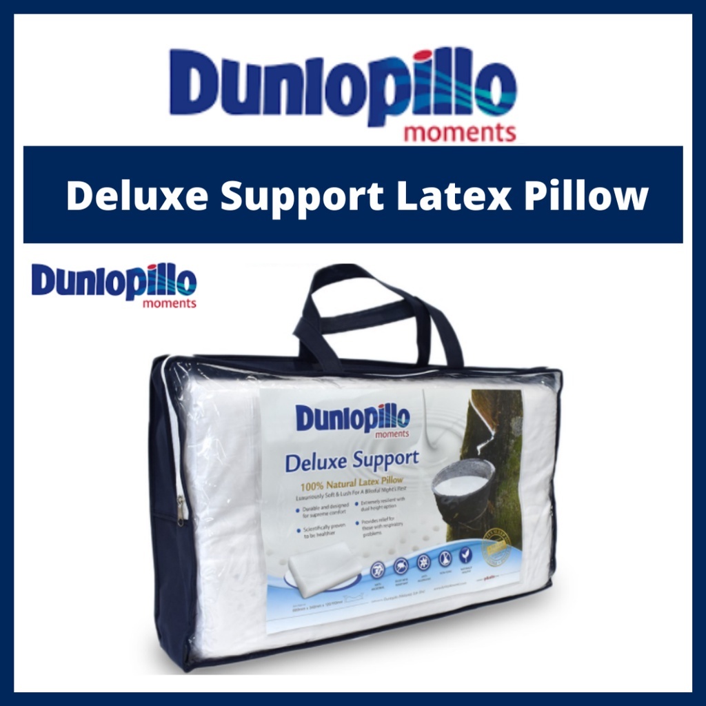 Dunlopillo Orthorest Deluxe Support Latex Pillow Shopee Malaysia